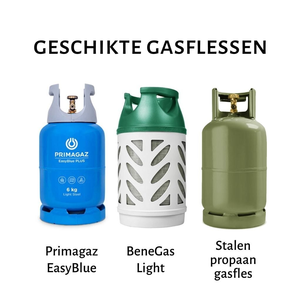Gasfles voor paella brander