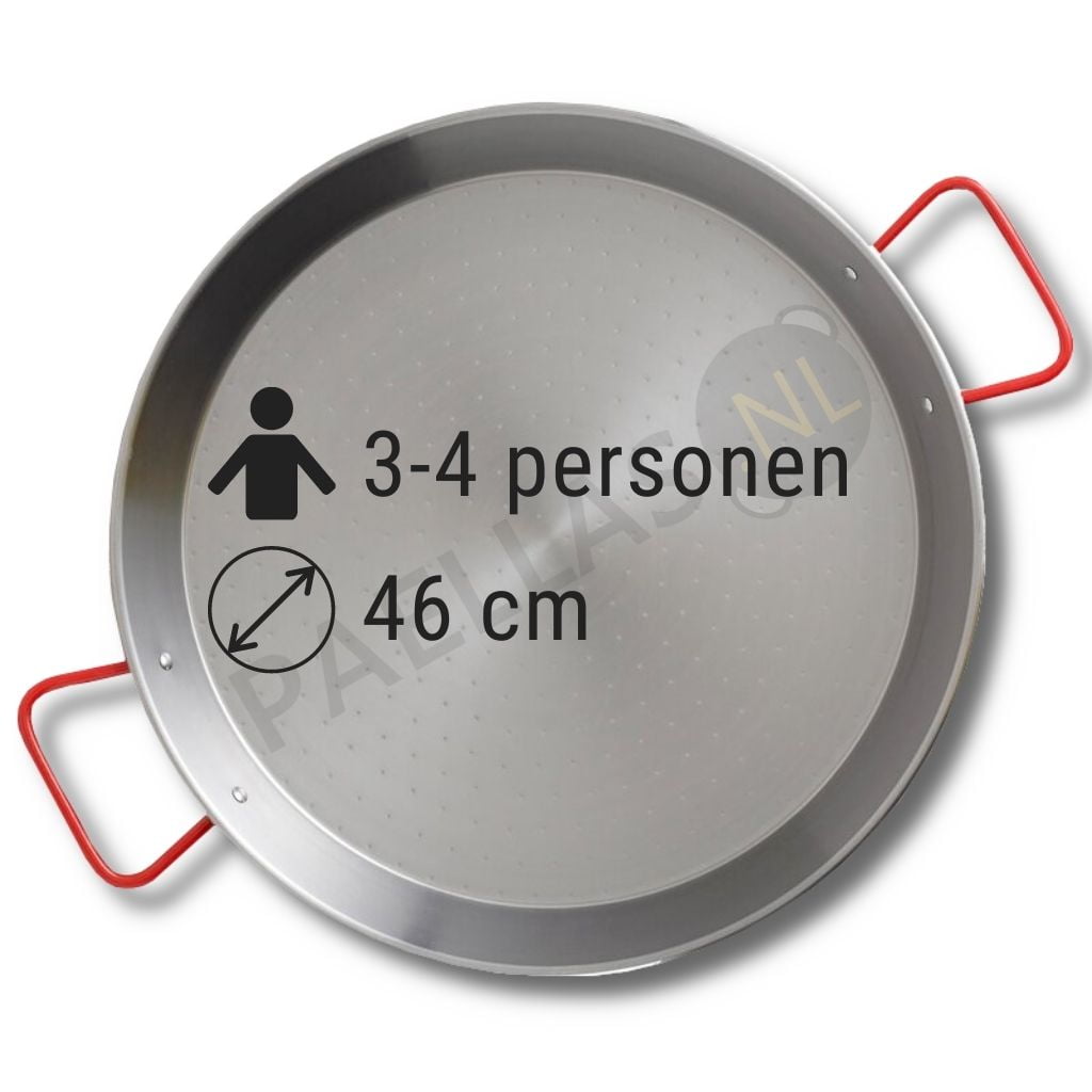 Paella Pan 46 cm 3 tot 4 personen Paellas.NL