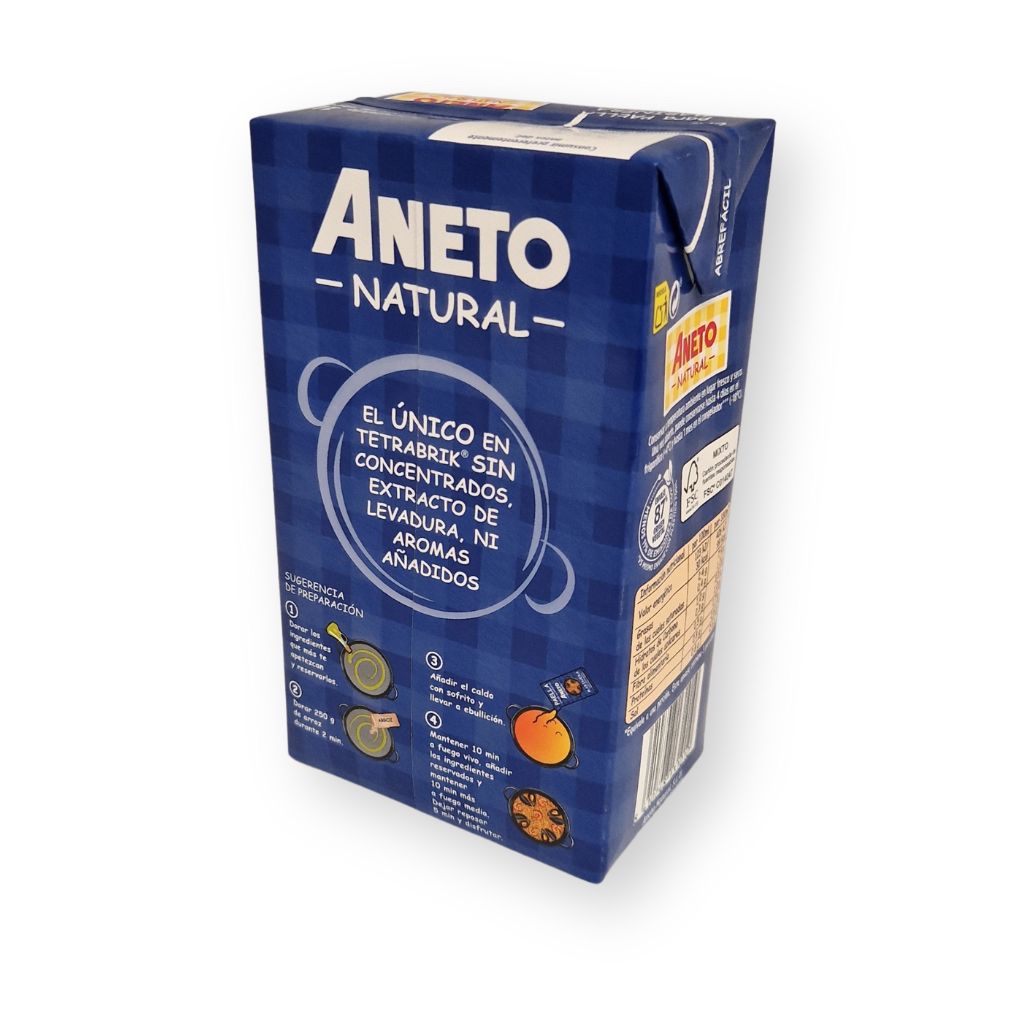 Paella Bouillon Zeevruchten 1 liter Achterkant