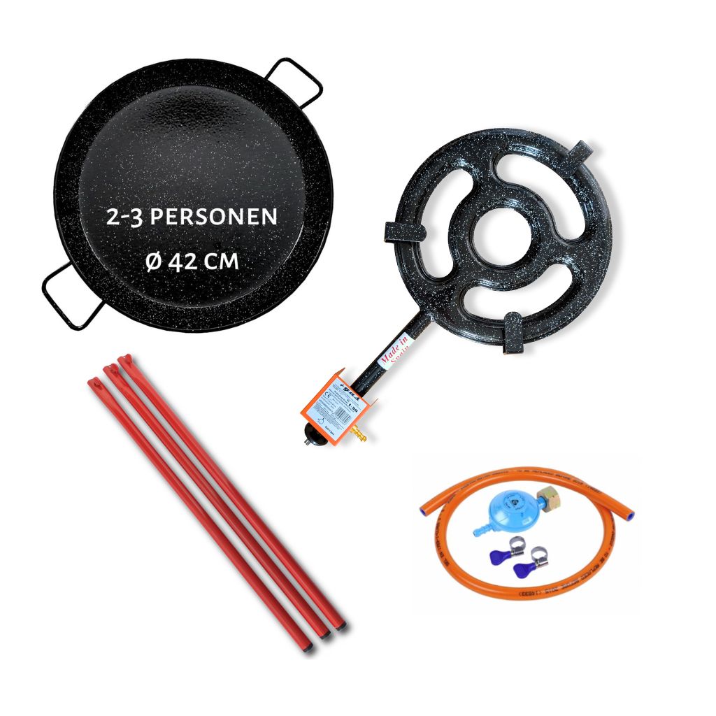 Onderdelen Paella Set 2 tot 3 Personen Emaille