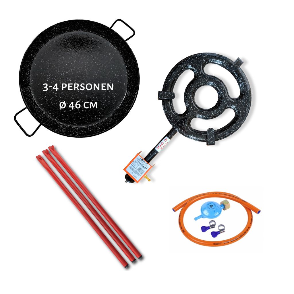 Onderdelen Paella Set 3 tot 4 Personen Emaille