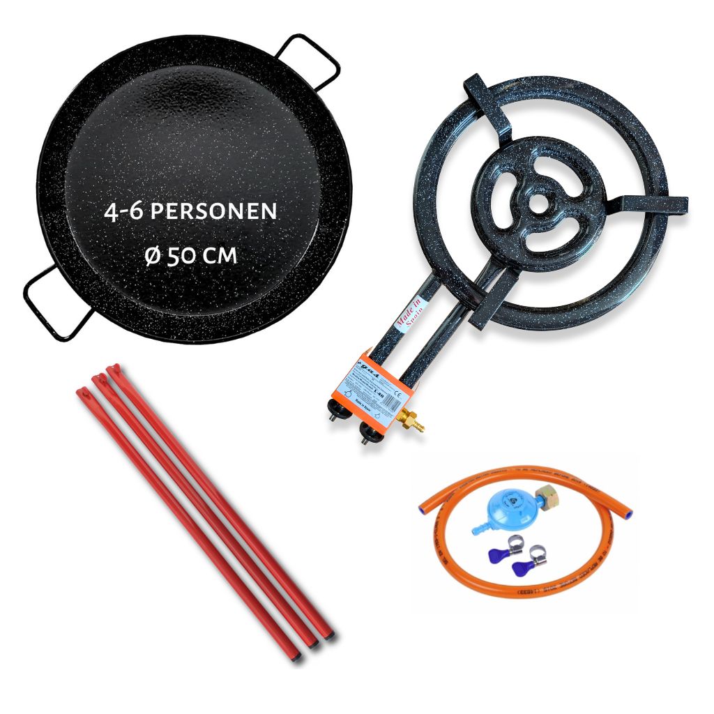 Paella Set Emaille 4–6 Personen - Afbeelding 3