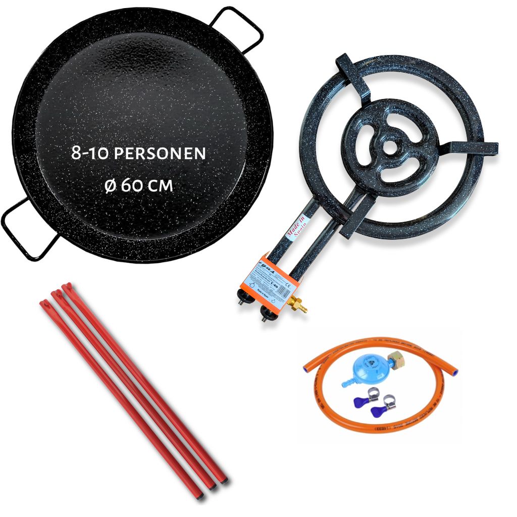 Paella Set Emaille 8–10 Personen - Afbeelding 3
