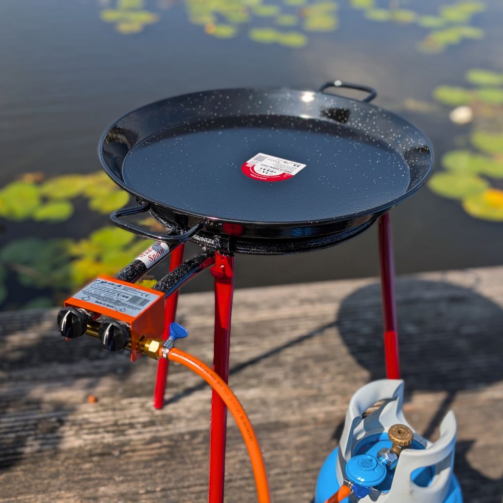 Paella Set Emaille 40 cm Sfeerbeeld 1